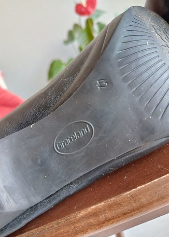 Siyah Rugan Dolgu Topuklu Kadın Stiletto - Görsel 4