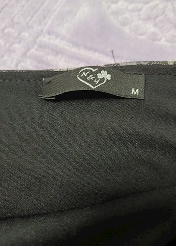 Yılan Desenli V Yaka darbeli elbise - Görsel 3