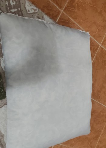 Gri Düz Desen Yastık - Görsel 2