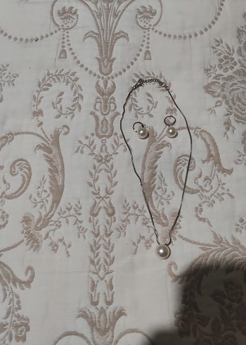 İncili kolye seti - Görsel 2