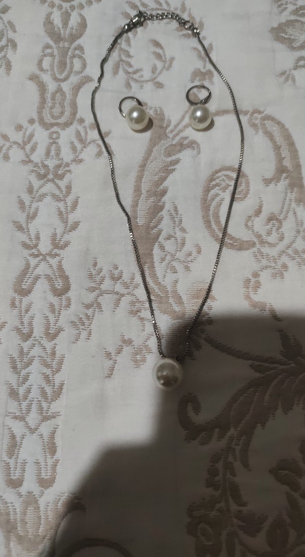 İncili kolye seti - Görsel 5