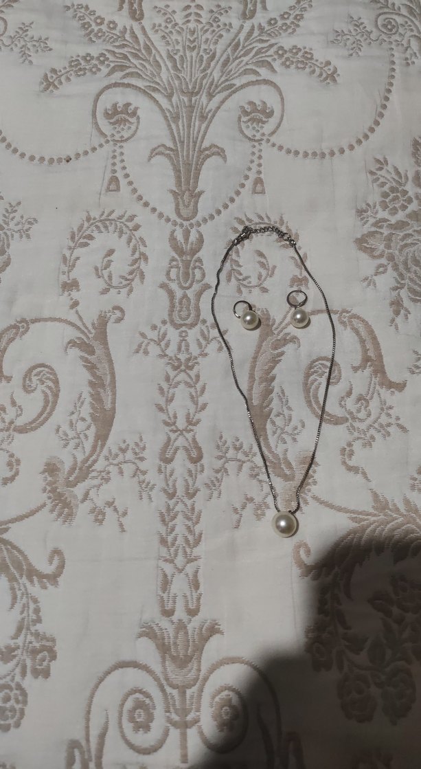 İncili kolye seti - Görsel 3