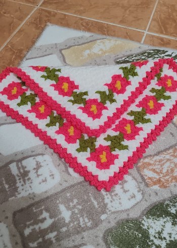 Çiçek Desenli Çok Renkli Banyo Süngeri - Görsel 5