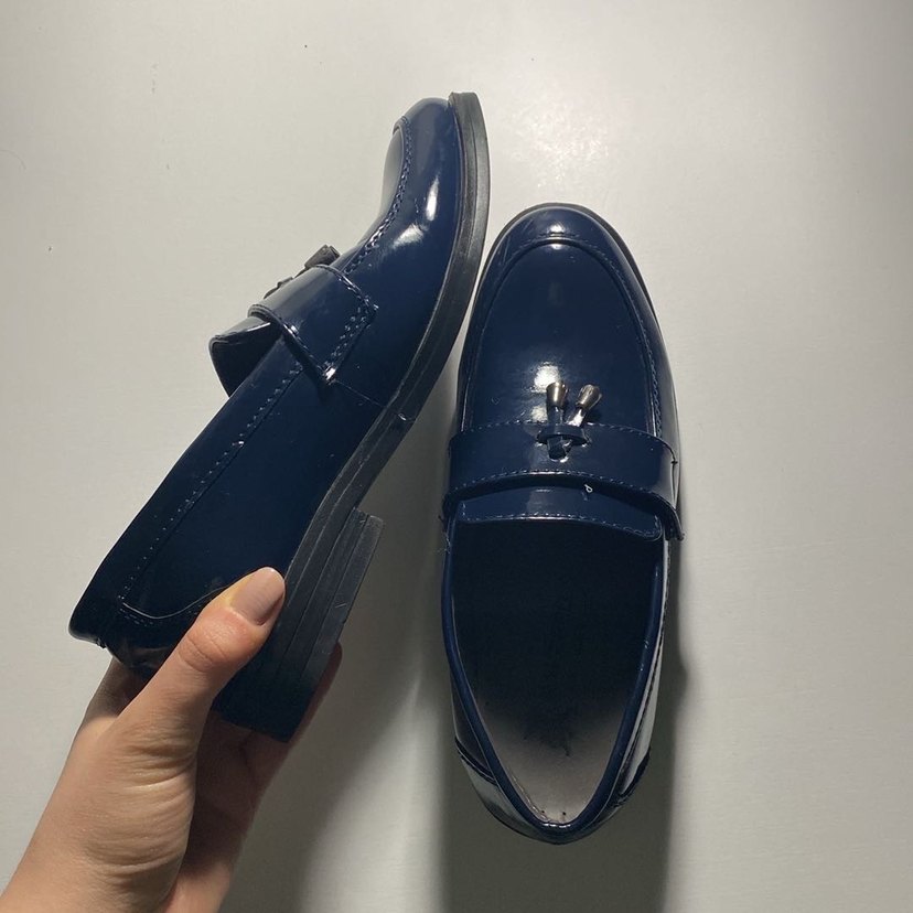 Klasik Lacivert Tokalı Erkek Çocuk Ayakkabısı - Görsel 2