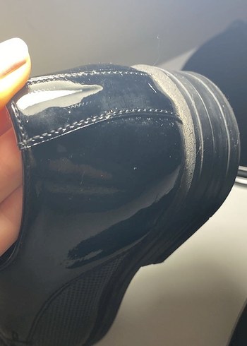 Siyah rugan Klasik Erkek Çocuk Ayakkabı - Görsel 4