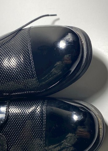 Siyah rugan Klasik Erkek Çocuk Ayakkabı - Görsel 6