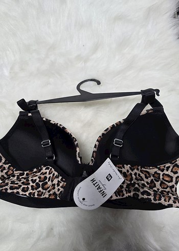 Leopar Desenli Kahverengi Sütyen - Görsel 3