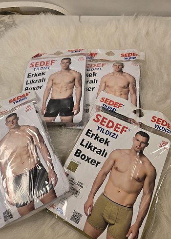 SEDEF YILDIZI Erkek Likralı Boxer - Görsel 2