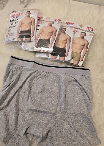 SEDEF YILDIZI Erkek Likralı Boxer - Görsel 4