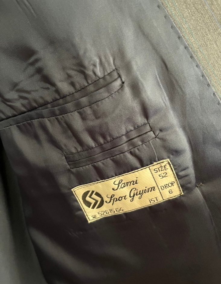 Gri Düğmeli Erkek Takım elbise
Ceket ve Pantolon birlikte - Görsel 5