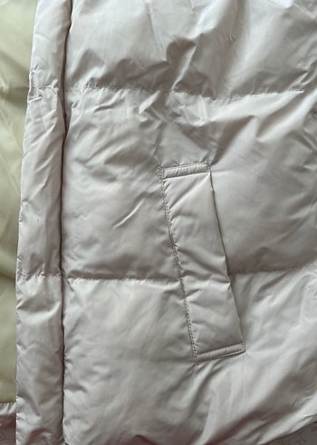 Ekru bej Yüksek Yakalı Kadın mudo Yelek - Görsel 5