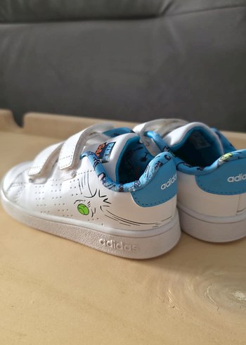 Adidas beyaz Erkek Çocuk Cırt Cırtlı Spor Ayakkabı - Görsel 2