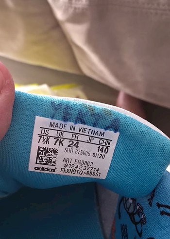 Adidas beyaz Erkek Çocuk Cırt Cırtlı Spor Ayakkabı - Görsel 4