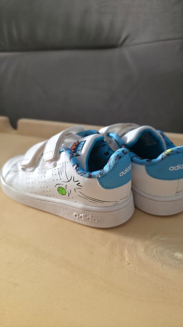 Adidas beyaz Erkek Çocuk Cırt Cırtlı Spor Ayakkabı - Görsel 2