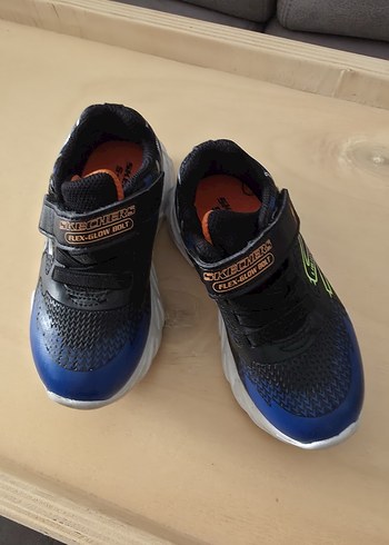 Skechers Mavi Bağcıksız Erkek Çocuk Spor Ayakkabı ışıklı - Görsel 6