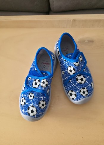 Superfit Mavi Futbol Desenli Erkek Çocuk ev ayakkabısı - Görsel 2