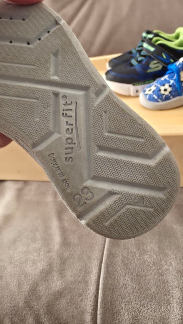 Superfit Mavi Futbol Desenli Erkek Çocuk ev ayakkabısı - Görsel 4