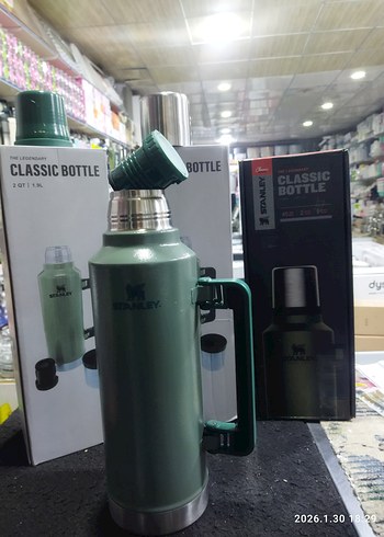 Stanley Klasik Termos Şişe 1.9L Khaki - Görsel 3