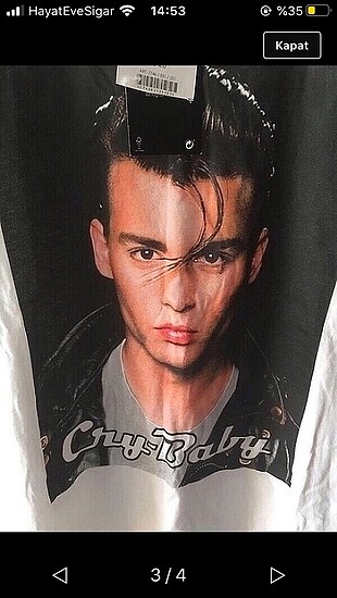 s Beden bershka cry baby tişört