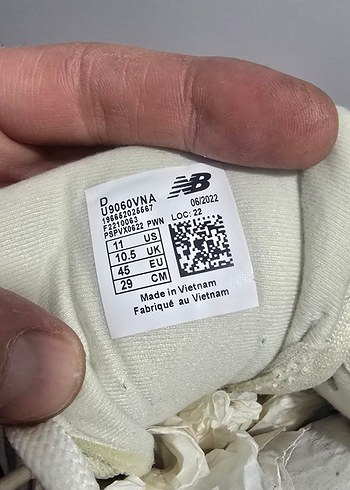 New balan 9060 bordo ithal orjinal vietnam - Görsel 6
