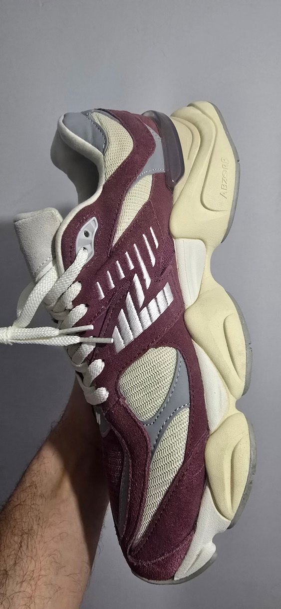 New balan 9060 bordo ithal orjinal vietnam - Görsel 3