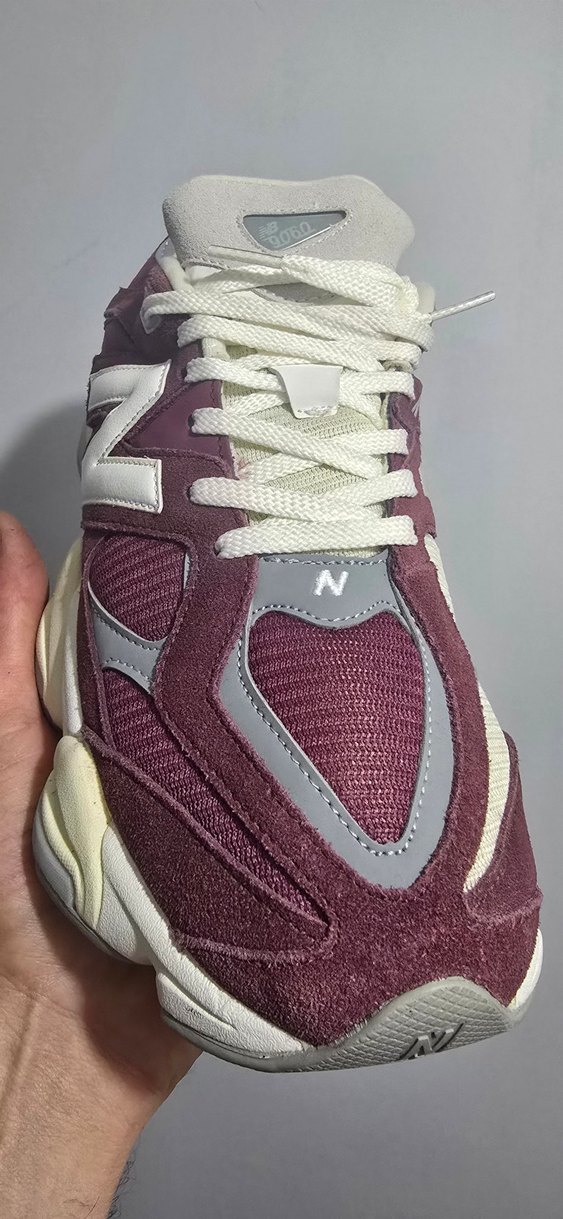 New balan 9060 bordo ithal orjinal vietnam - Görsel 5