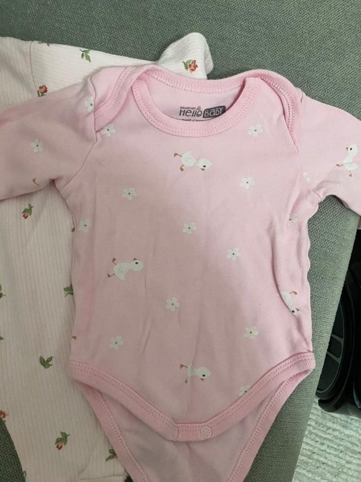 Pembe Uzun Kollu Bebek Body - Görsel 2