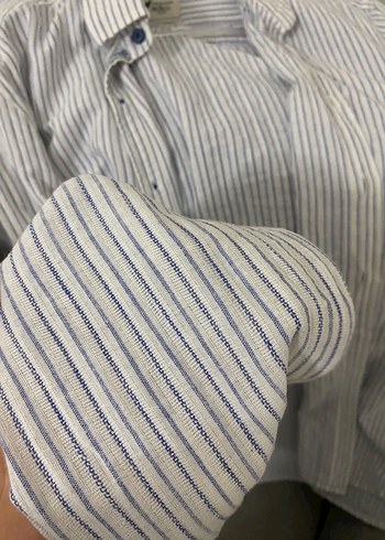 Altınyıldız Classics Beyaz Çizgili Erkek Gömlek - Görsel 5