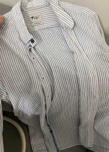 Altınyıldız Classics Beyaz Çizgili Erkek Gömlek - Görsel 2