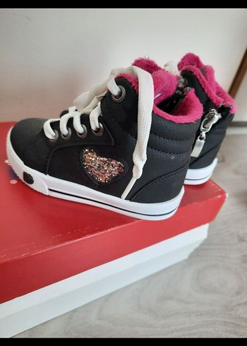 Kız Çocuk Renkli Baskılı Spor Ayakkabı - Görsel 4