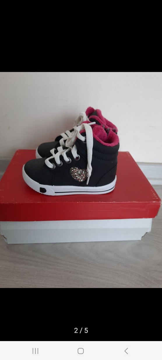 Kız Çocuk Renkli Baskılı Spor Ayakkabı - Görsel 2