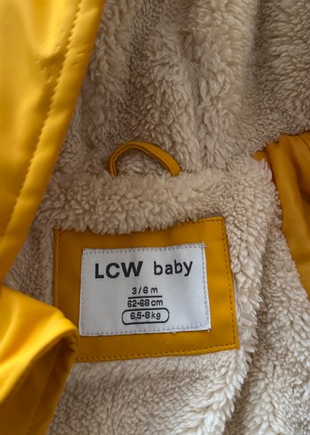 Sarı Fermuarlı Bebek Kayak Tulumu - Görsel 2