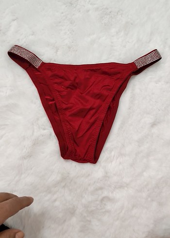 Kırmızı Taş Detaylı Kadın Külot - Görsel 5