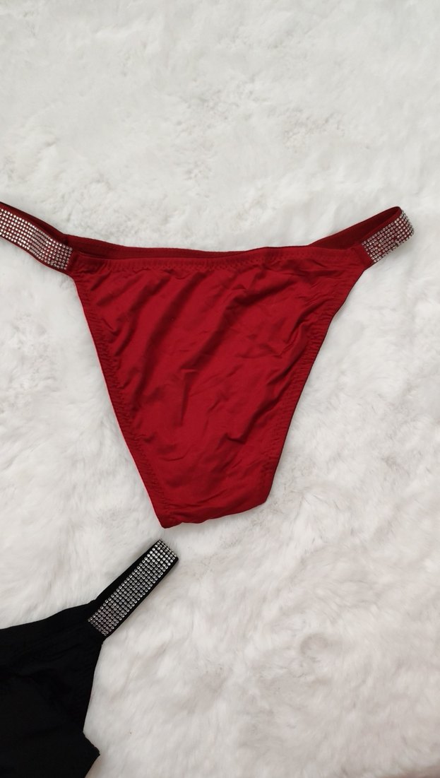 Kırmızı Taş Detaylı Kadın Külot - Görsel 4