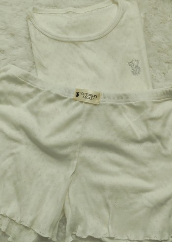 Victoria's Secret Beyaz Mini Kadın Pijama Takımı - Görsel 2