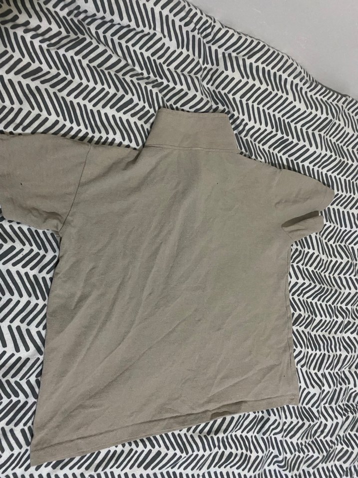 Bej Kısa Kollu  Erkek Tshirt - Görsel 4