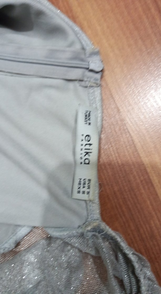 Drapeli Kısa Straplez Mini Elbise - Görsel 3