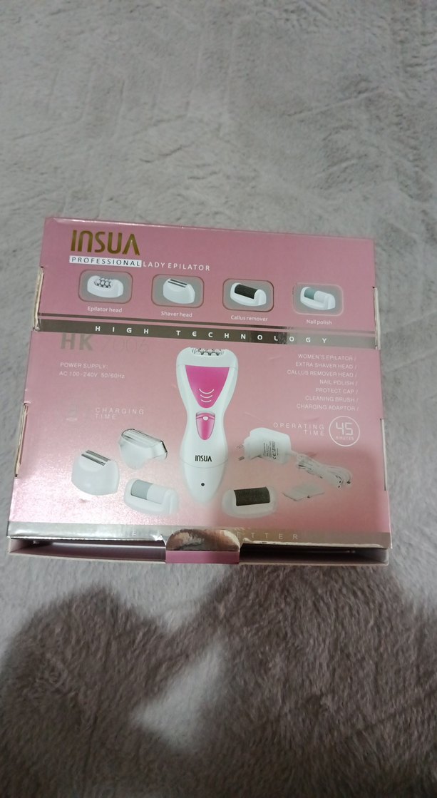 Beyaz ve Pembe Epilatör Seti - Görsel 3