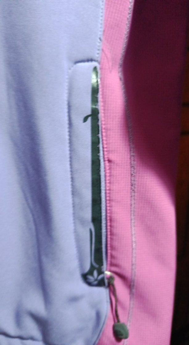 Mor Fermuarlı Kadın Mont - Görsel 2