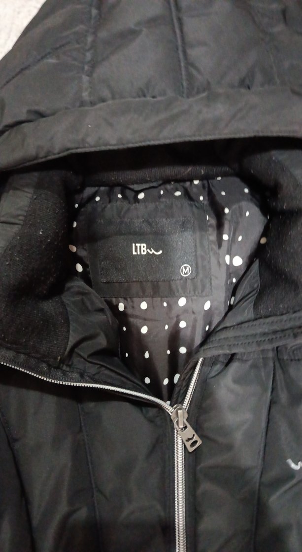 Gri Fermuarlı Kadın Kışlık Mont - Görsel 5