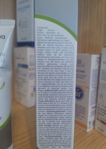 Doğal Bambu Karbonlu Diş Macunu 65g - Görsel 3