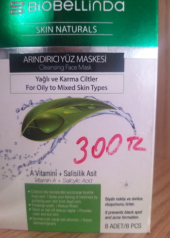 BiOBellinda Arındırıcı Yüz Maskesi Tek Kullanımlık - Görsel 2