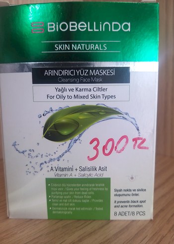 BiOBellinda Arındırıcı Yüz Maskesi Tek Kullanımlık - Görsel 3
