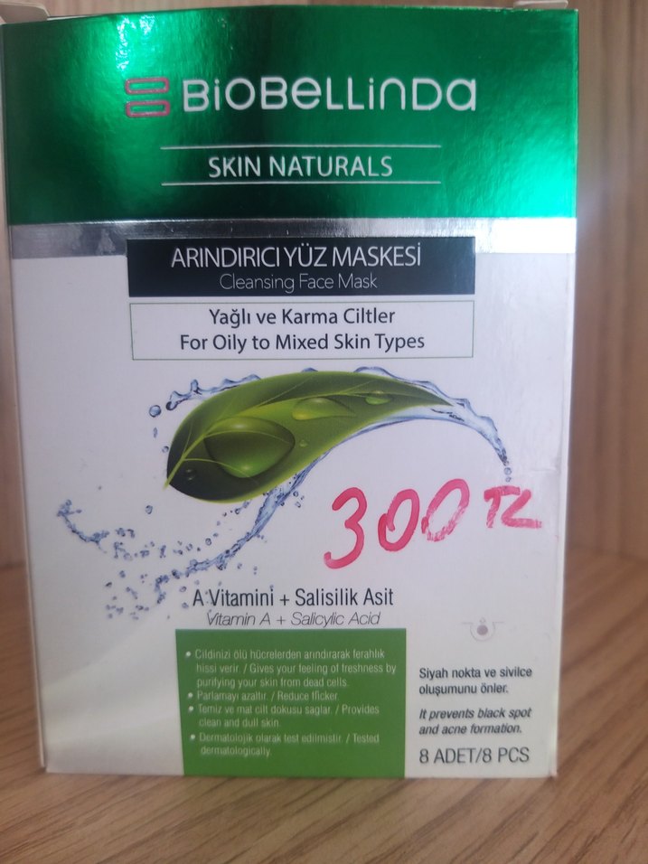 BiOBellinda Arındırıcı Yüz Maskesi Tek Kullanımlık - Görsel 3