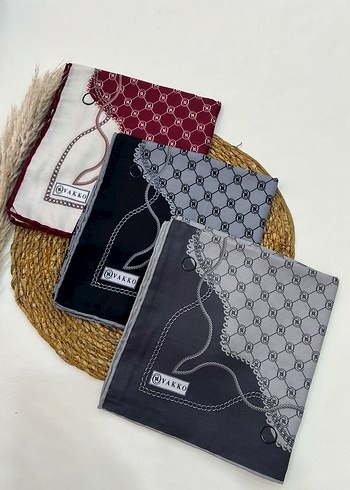 Zincir Detaylı Kadın Kahverengi Şal - Görsel 8