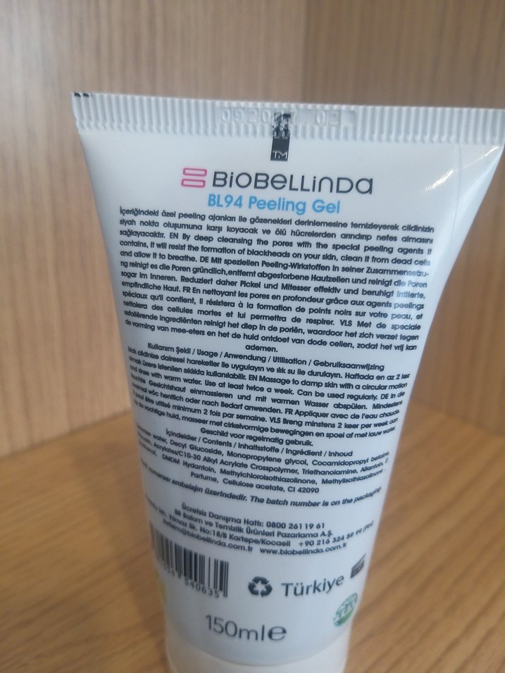 BIOBELLINDA Peeling Jel Siyah Nokta Önleyici - Görsel 3