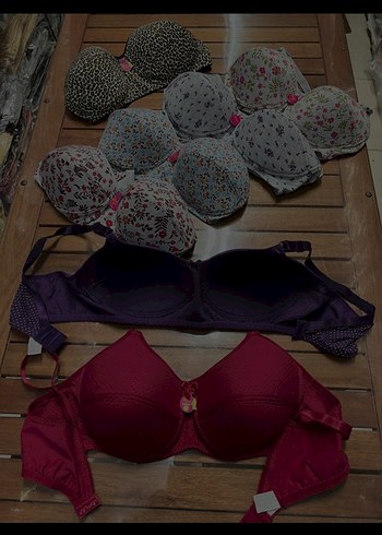 Renkli  ,,telsiz  süngerli Kadın Sütyenleri - Görsel 2