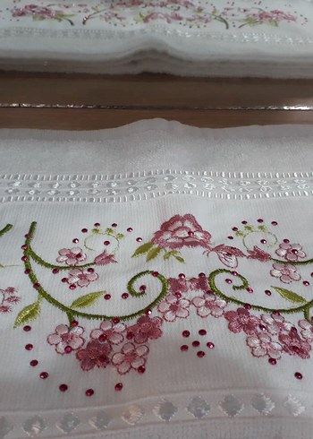 hediyelik çeyizlik nakışlı havlu - Görsel 5