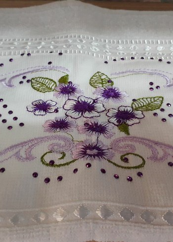 hediyelik çeyizlik nakışlı havlu - Görsel 6