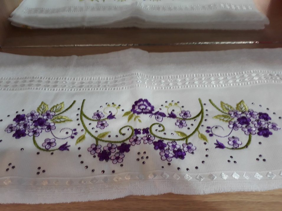 hediyelik çeyizlik nakışlı havlu - Görsel 2